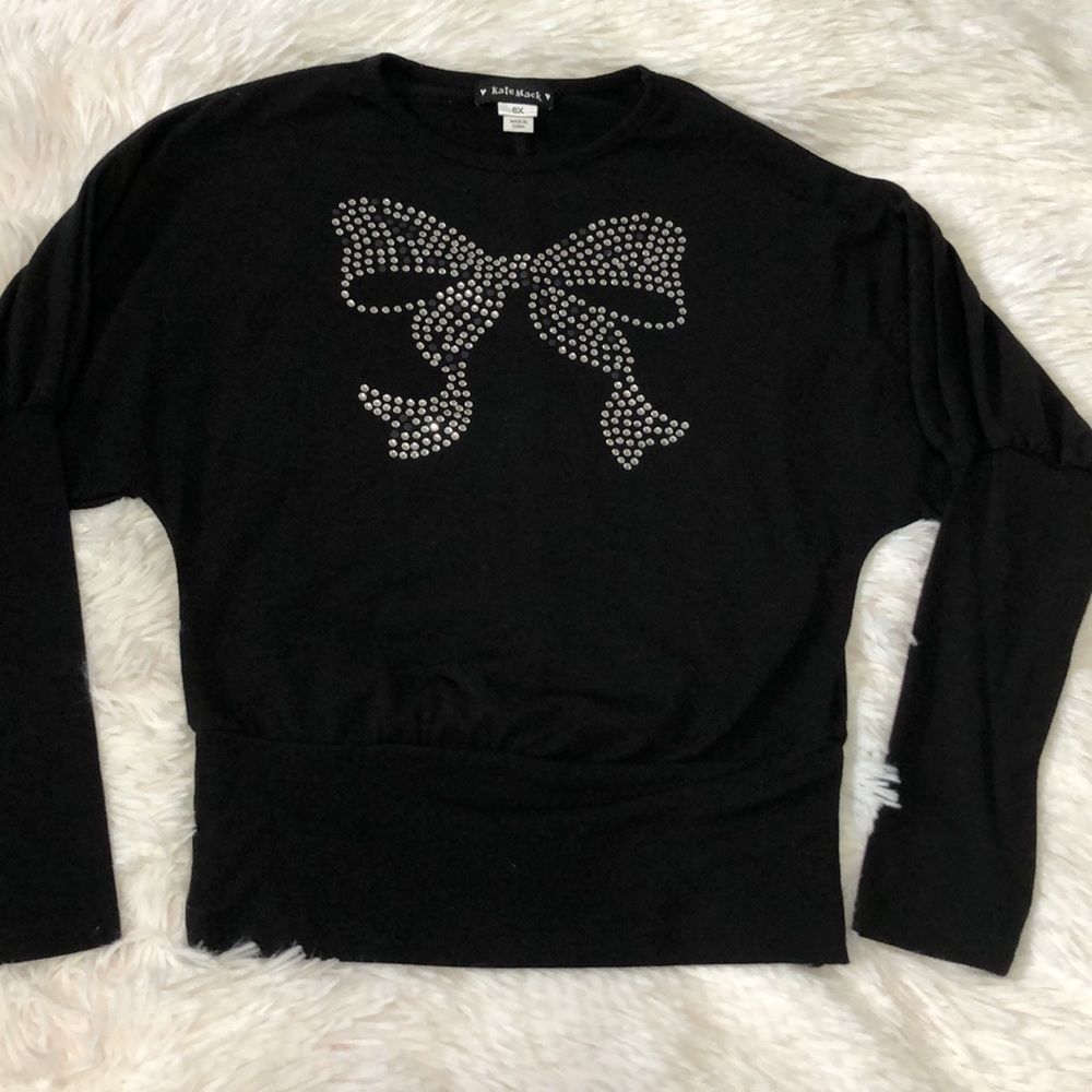 Kate Mack Rhinestone Bow Top, Size 6X - Picture 4 of 10